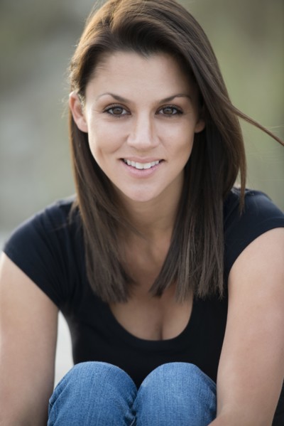 Caucasian woman smiling outdoors