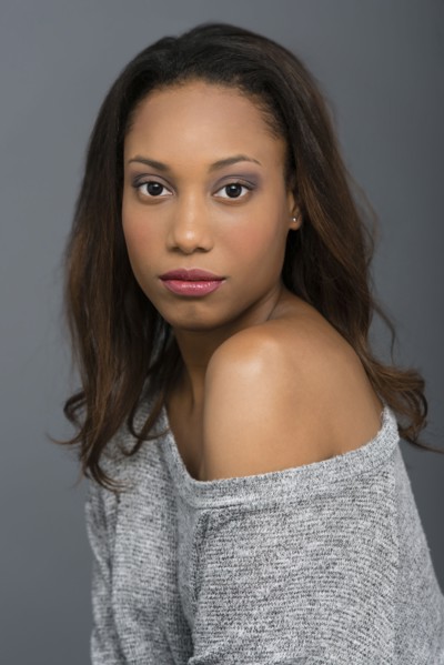 Close up of serious Mixed race woman