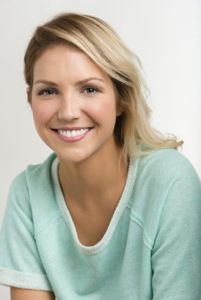 Close up of Caucasian woman smiling