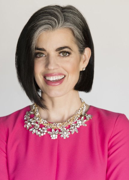 Caucasian businesswoman smiling