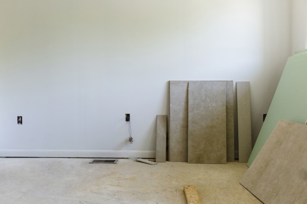 Paddles leaning on wall