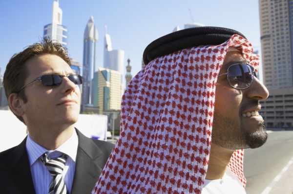 Multi-ethnic businessmen