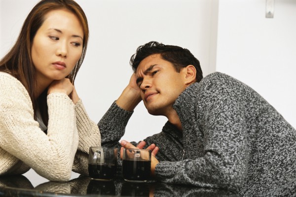 Couple arguing
