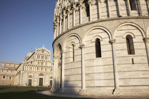 Base of the Leaning Tower of Pisa