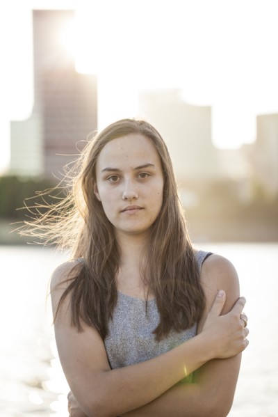 Serious woman with arms crossed