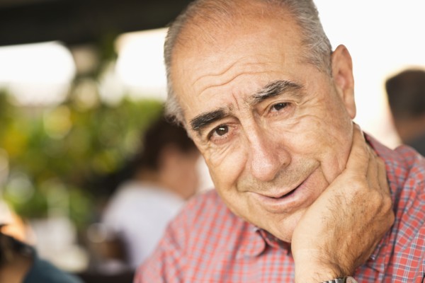 Hispanic man smiling
