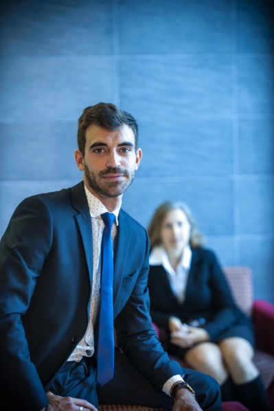 Portrait of smiling businessman