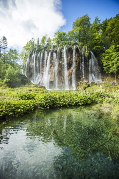Waterfalls in forest