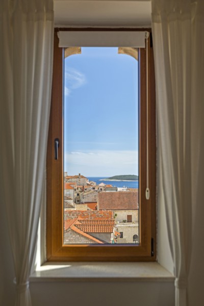 Scenic view from window