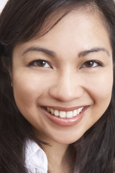 Filipino woman smiling