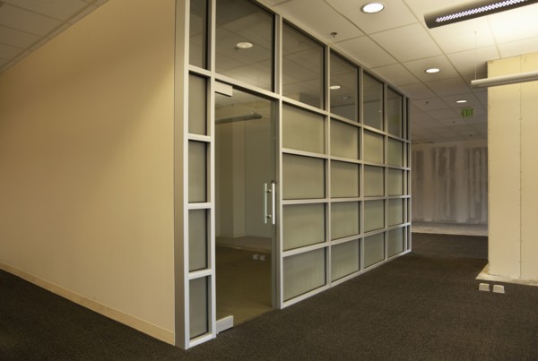 Empty rooms in office building