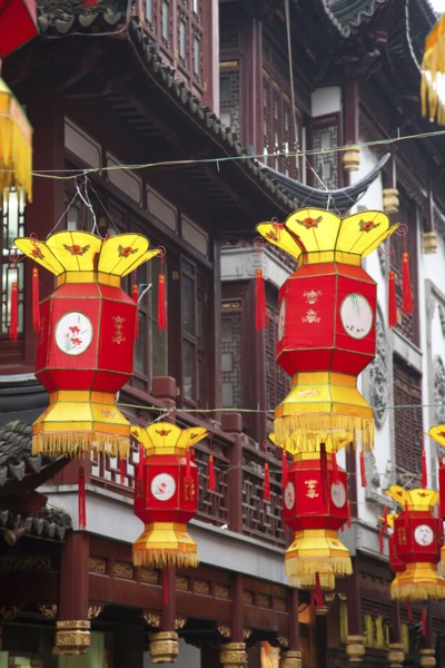 Traditional decorations in Shanghai