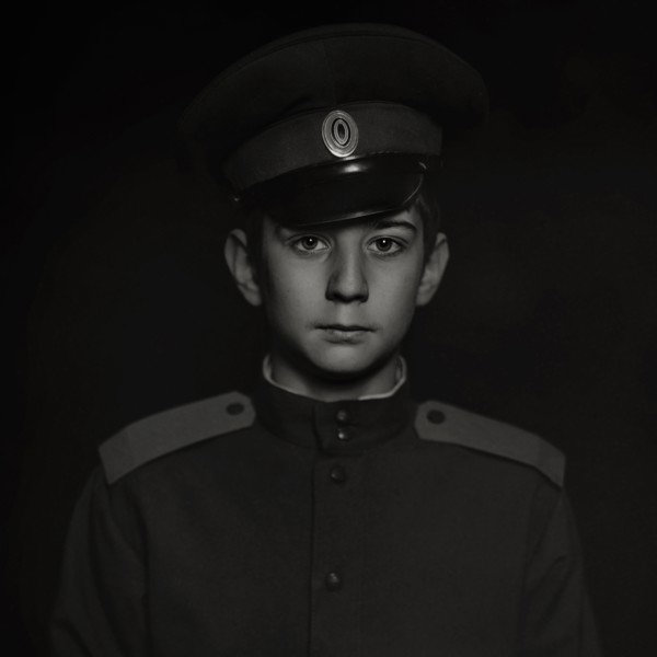 Cossack soldier boy wearing uniform