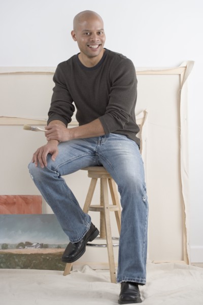 Portrait of male artist
