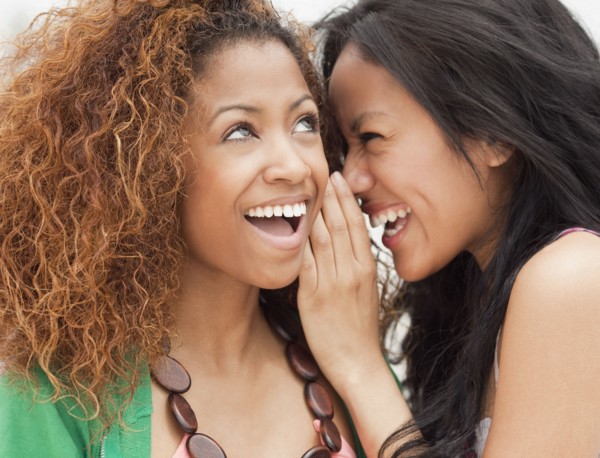 Women gossiping