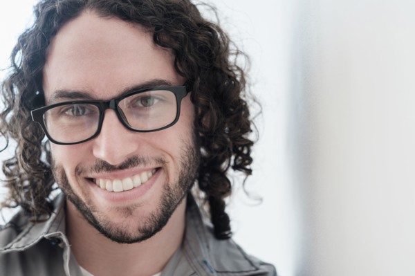 Caucasian man smiling