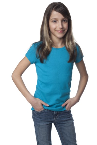 Smiling Caucasian girl