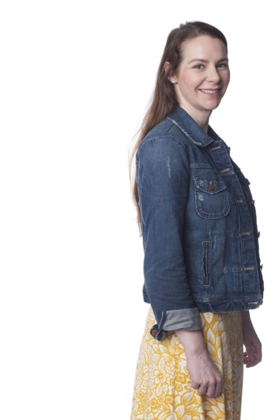 Smiling Caucasian woman