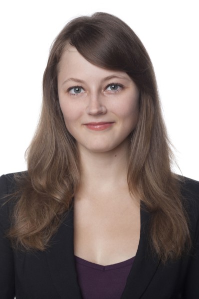 Smiling Caucasian businesswoman