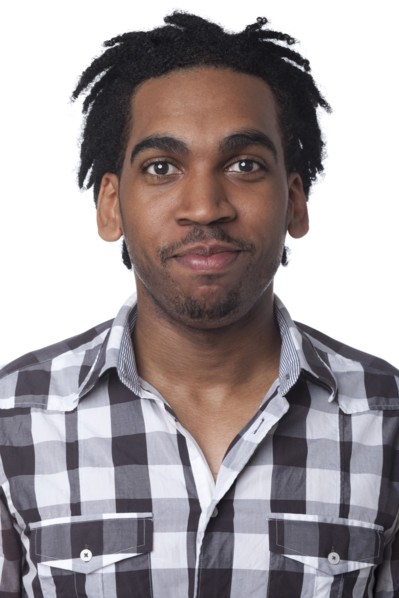 Smiling African American man