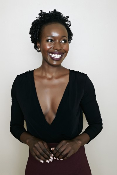 Black woman smiling