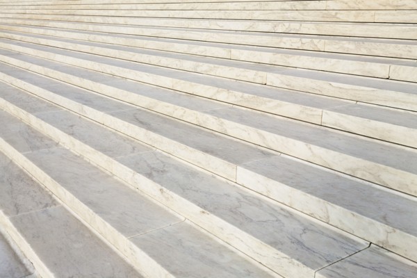 Marble stairs of US Supreme Court