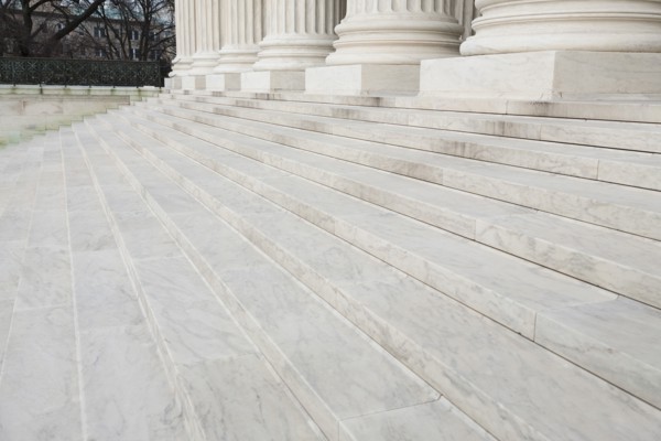 Marble stairs of US Supreme Court