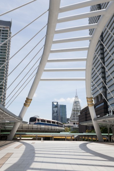 Modern architecture in city