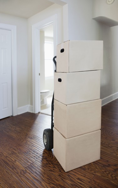 Moving boxes in new house