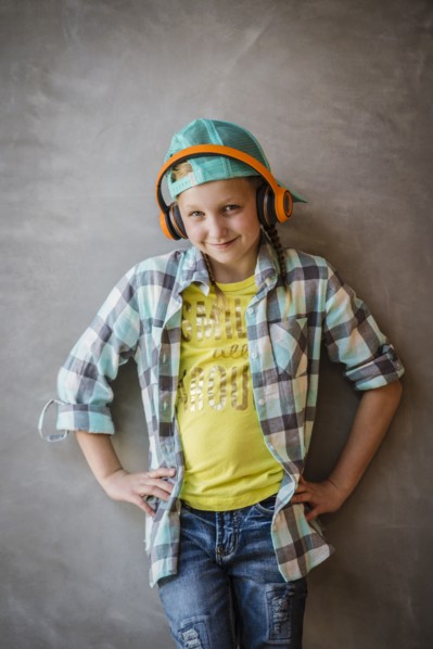 Portrait of smiling girl