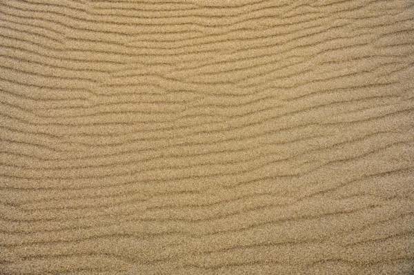 Close-up of rippled sand