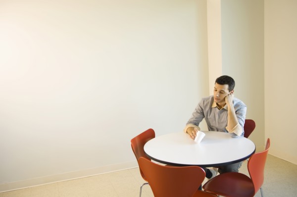 Man sitting at table