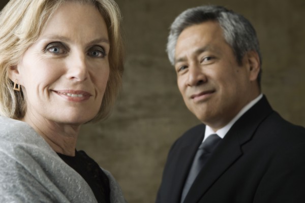 Portrait of mature business people
