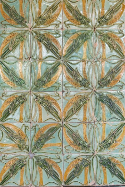 Traditional Portuguese ceramic tiles Azuelos