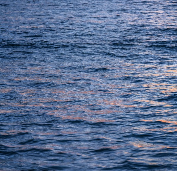 Sunlight reflected in ocean surface
