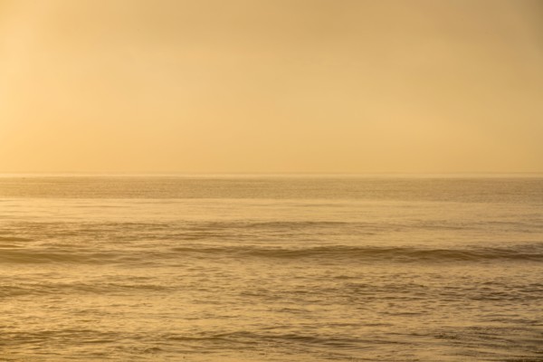 Calm ocean at sunrise