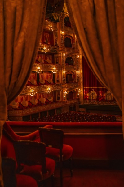 Luxurious box seats in Teatro Colon, Buenos Aires, , Argentina