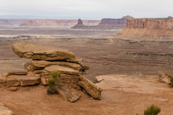 USA, Utah, Rock formations in Canyon Lands National Park, Canyon Lands National Park, Utah, USA