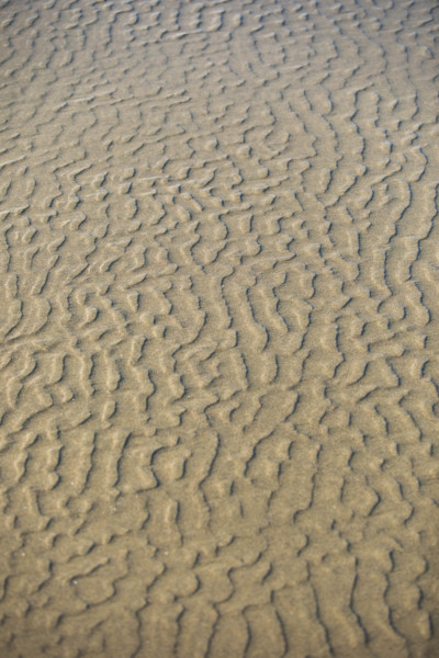 Sand patterns on beach