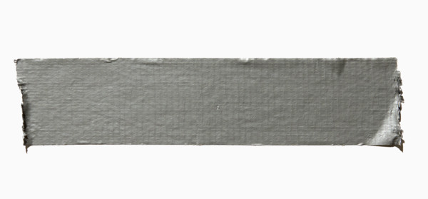 Duct tape on white background. New York City, New York State, USA.