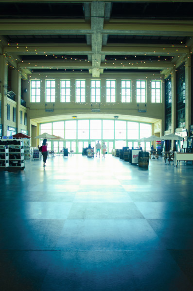Asbury Park Convention Hall interior. Asbury Park, New Jersey, USA.