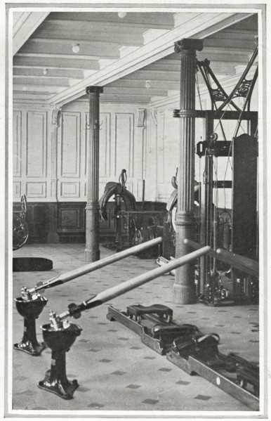 Le gymnase du Titanic