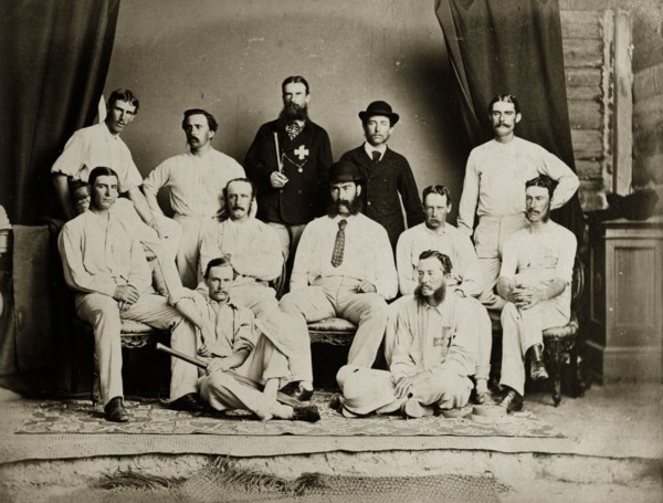 Members of the south Bombay cricket team. Members of the south Bombay cricket team pose for a