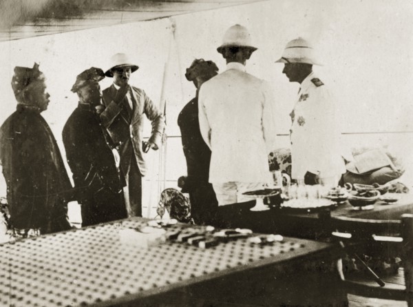 Sir Hubert Brand meets Malaysian leaders. Rear Admiral Sir Hubert Brand, a commander of the First