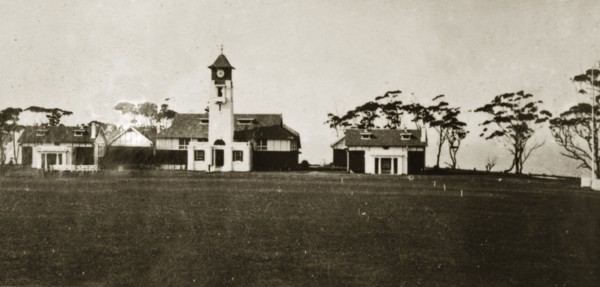 Royal Australian Naval College. Royal Australian Naval College buildings on the coast. Jervis Bay,