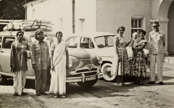 The Leonards' friends and servants. Members of the Leonard household pose for the camera as they