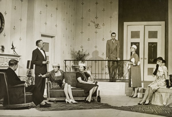 The Constant Wife'. A stage performance of 'The Constant Wife', a comedy of manners set in 1920s