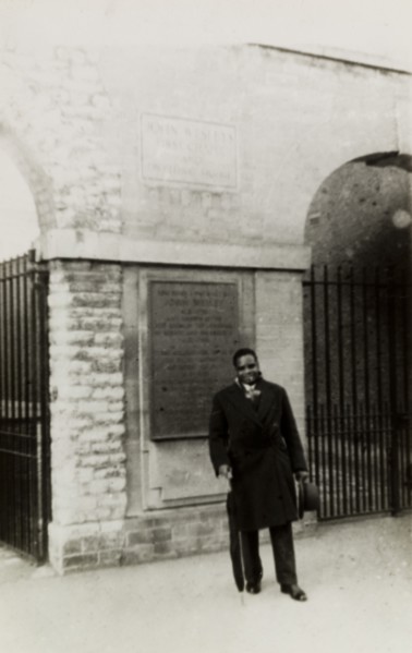 Reverend Ronald Mgongo at Bristol. Portrait of Reverend Ronald Mgongo, the first Bishop to be