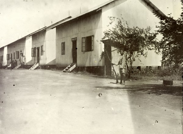 Government buildings, Nairobi. A row of single storey government buildings constructed from