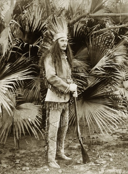 Mr Sitwell in fancy dress. S. A. H. Sitwell, a British employee of the Bank of Bengal, poses in